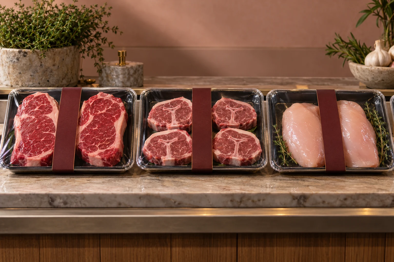 Fresh butcher cuts collection