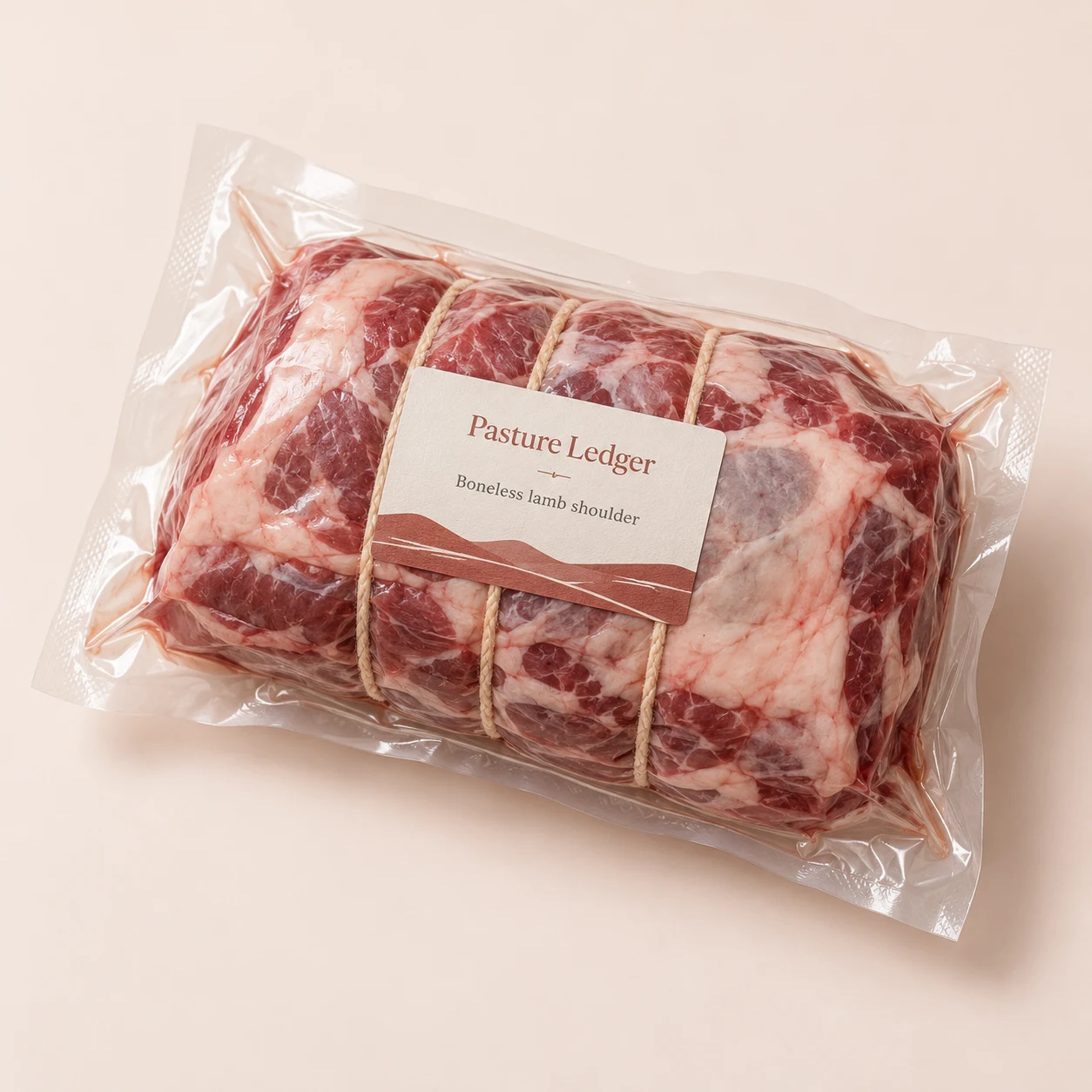 Boneless lamb shoulder